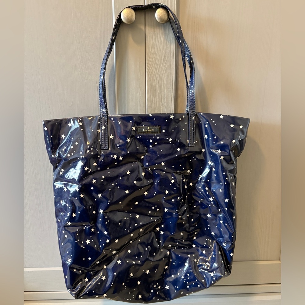 Kate Spade Bon Shopper Daycation Night Sky tote